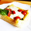 kebeibiko's cooksnap of when they made ❖パイシートで簡単♪マルゲリータ風❖.