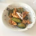 22haru's cooksnap of when they made 鶏モモ肉ときゅうりのキムチ炒め.