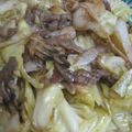 あきとｍａｍａ's cooksnap of when they made 豚とキャベツのにんにく醤油炒め.