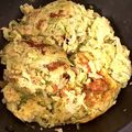 ★☆あきまり☆★'s cooksnap of when they made 粉なし！余ったキャベツでお好み焼き風.