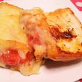 ひろ0331's cooksnap of when they made トマトとチーズのホットサンド.