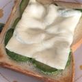 クックZ8J4H4☆'s cooksnap of when they made 腸まで届くアボカドバナナのチーズトースト.