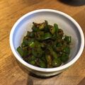 ニコモデ's cooksnap of when they made 材料2つ！【ピーマンの食べるラー油炒め】.