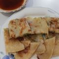 もふもふなちゃむ's cooksnap of when they made イカの塩辛で簡単にらチヂミ.