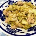 ☆さぶ☆☆'s cooksnap of when they made ガッツリ×さっぱり★キャベツの鶏ぽん炒め.