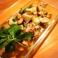 イシポン's cooksnap of when they made やわらか～い♪鶏もも肉と三つ葉のうま煮.