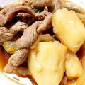 としちゃん。's cooksnap of when they made 牛すじとじゃがいもの煮込み.
