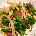 たくママ0226's cooksnap of when they made 青椒肉絲 ～牛肉とピーマンの炒め物～.