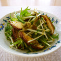 runa10's cooksnap of when they made 水菜と椎茸のとろろ昆布あえ♪.