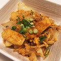 ハコタン＊'s cooksnap of when they made 玉ねぎ、油揚げ、えのき、卵♡めんつゆ炒め.