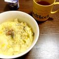 _s_a_'s cooksnap of when they made 簡単にカルボナーラ風リゾット♡.
