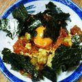 にゃにゃP's cooksnap of when they made 【簡単】まぐろアボカドユッケ丼.