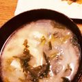 ゆかＹ's cooksnap of when they made 春菊好きのための春菊の味噌汁.