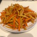 みーちゃん★1103's cooksnap of when they made タケノコと人参のきんぴら.