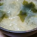 ﾋﾟﾛﾐ♡'s cooksnap of when they made 玉ねぎとワカメの味噌汁☆.