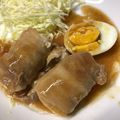 cafe55's cooksnap of when they made 豆腐でかさ増し！豚ばら薄切り味噌角煮の味.