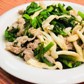 島子☆'s cooksnap of when they made 【作り置き】菜の花と豚肉のわさポン炒め.