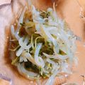 ニナw's cooksnap of when they made 豆苗ともやしのナムル.