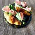 toshi♫'s cooksnap of when they made クルクル巻いたハムのサンドイッチ.