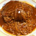 ぶぅねぇ's cooksnap of when they made 煮込みハンバーグ･しろ風.