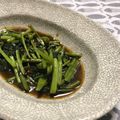Faiza's cooksnap of when they made ピリ辛！空芯菜のにんにく炒め.