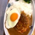 horseland's cooksnap of when they made ハンバーグカレー.