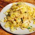 kaokaofood's cooksnap of when they made しらすとキャベツの和風パスタ.