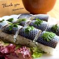 Miiyasusho's cooksnap of when they made 絶品！コノシロの押し寿司❁.