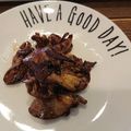 ＴＥＴＵーＭＥＴＡＬ's cooksnap of when they made 鶏ハツ(心臓)のにんにく黒コショウ炒め♡.