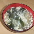 きらり流れ星's cooksnap of when they made えのきと玉ねぎのお味噌汁.
