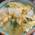 だいたいぶ's cooksnap of when they made 水餃子クッパ風スープ.