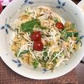 こつぶはゆっちー's cooksnap of when they made 簡単☆水菜と大根のサラダ.