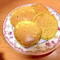 htm1011's cooksnap of when they made かぼちゃとほうれん草のおやつパンケーキ.