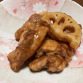 たゆひママ's cooksnap of when they made ご飯に合う♪鶏肉とれんこんの黒酢炒め.