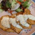 クック73QINY☆'s cooksnap of when they made 白身魚のフリッター　オレガノソースがけ.