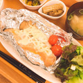 のんちごはん♡'s cooksnap of when they made 鮭とエリンギのマヨネーズ焼き.
