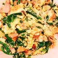 ひなた１０１６'s cooksnap of when they made ベーコンとニラの炒め物.