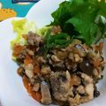 たまさぶろうの部屋's cooksnap of when they made さばのそぼろ丼☆温玉載せ.