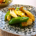 runa10's cooksnap of when they made ピーマンとしめじの卵炒め.