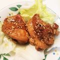 クックE662AA☆'s cooksnap of when they made 鶏もも肉の酢照り焼き♪簡単.