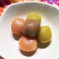 ☆anco♡'s cooksnap of when they made 春色三色団子.