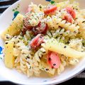 ☆３匹の子ぶた☆'s cooksnap of when they made 黒すりごまのカルボナーラ風★塩漬け豚と芋.