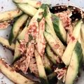 ame-ikuru's cooksnap of when they made 市販品で簡単、ささみときゅうりの梅和え.