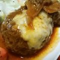 ねこはがき's cooksnap of when they made 私の基本のハンバーグ.