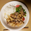 シロクマ♪'s cooksnap of when they made スライス大根と豚こま肉の生姜焼き.