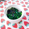 あやちん０８１６'s cooksnap of when they made ほうれん草と海苔のおかか和え.
