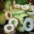 真流藻's cooksnap of when they made ちくわときゅうりの酢の物.