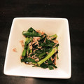 ﾌﾞﾌﾞ's cooksnap of when they made 【簡単副菜】ニラと桜えびのお浸し。.