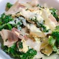KOJIです's cooksnap of when they made ケールとベーコンの卵炒め.