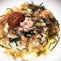 mayukodon's cooksnap of when they made 即席！鰹節で簡単お茶漬け！.